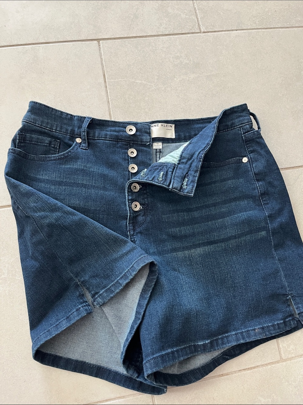 Stretch jeans shorts